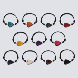 Bracciale fetta Tagua colorata