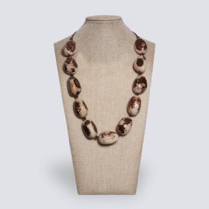 Collana semi di Tagua naturale