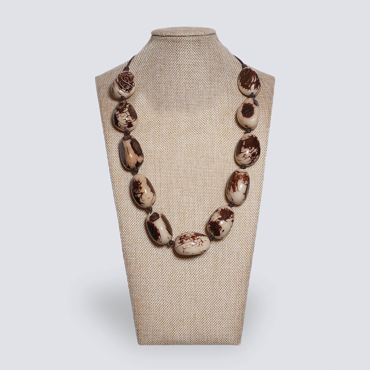 Collana semi di Tagua naturale
