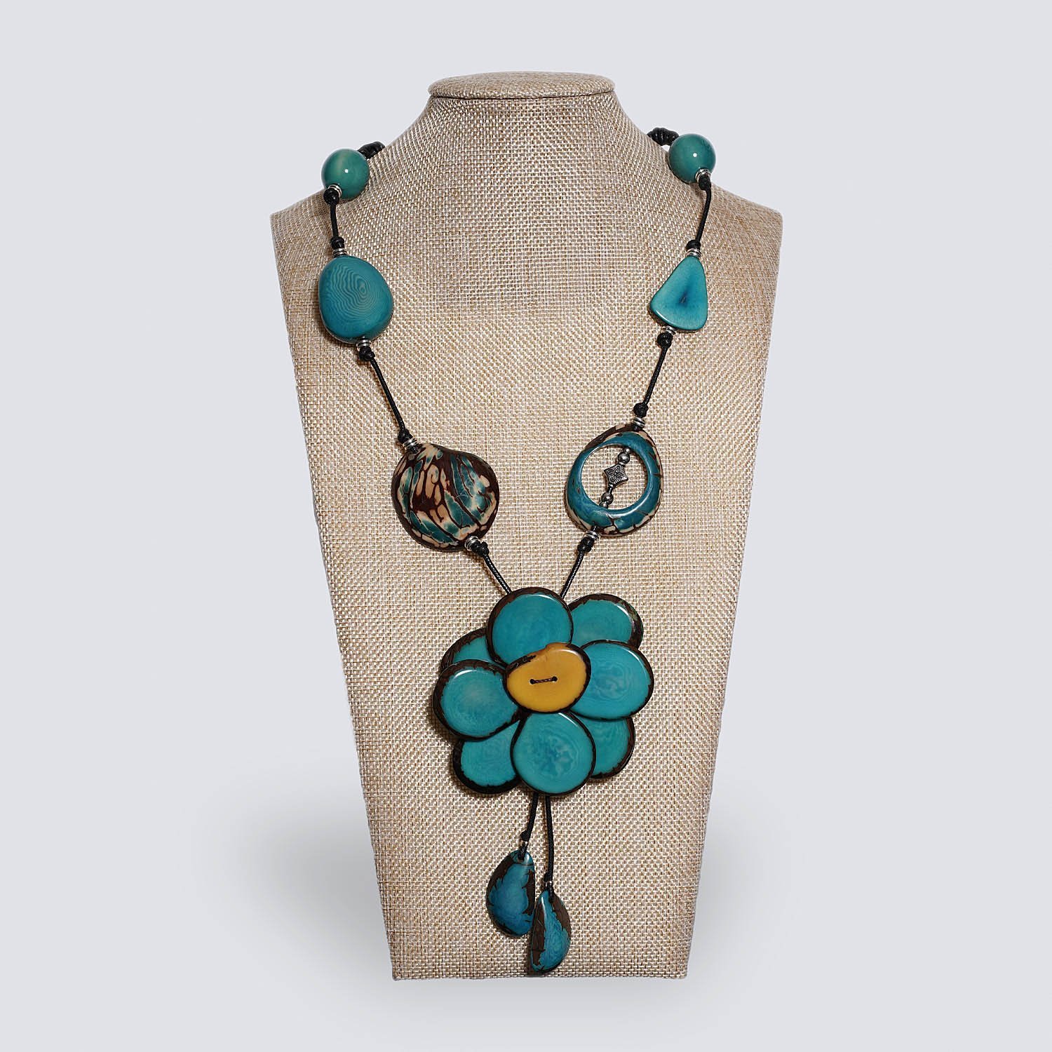 Collana Fiore azzurro