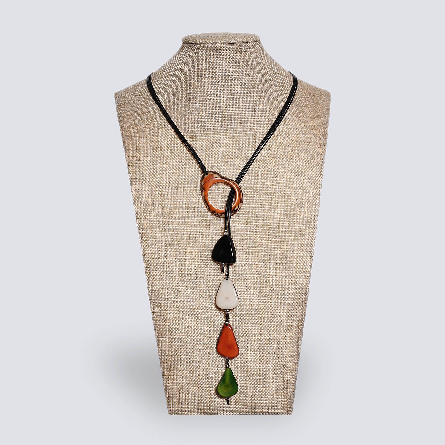 Collana Cascata arancione