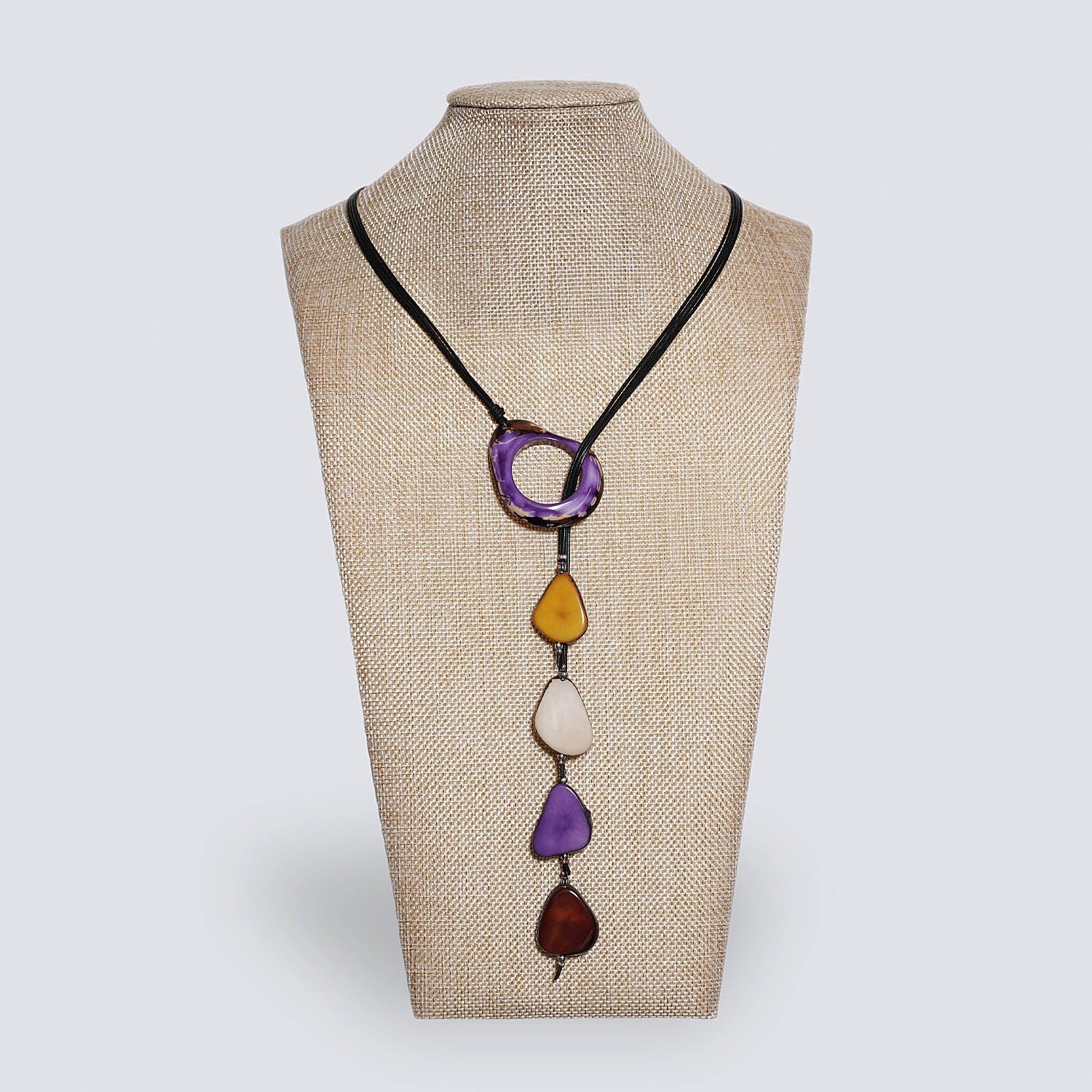 Collana Cascata viola