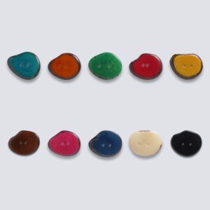 Tagua colorata Bottone 2 fori