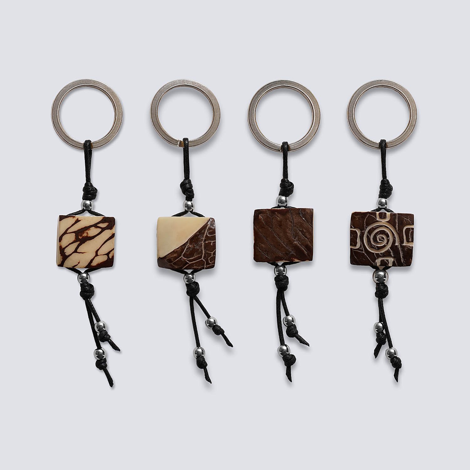 Portachiavi 4 elementi rettangolare