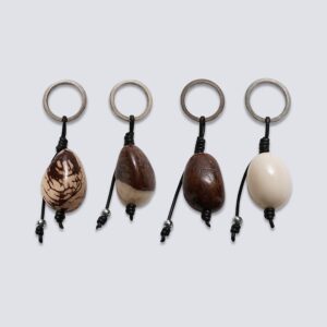 Portachiavi seme di Tagua naturale