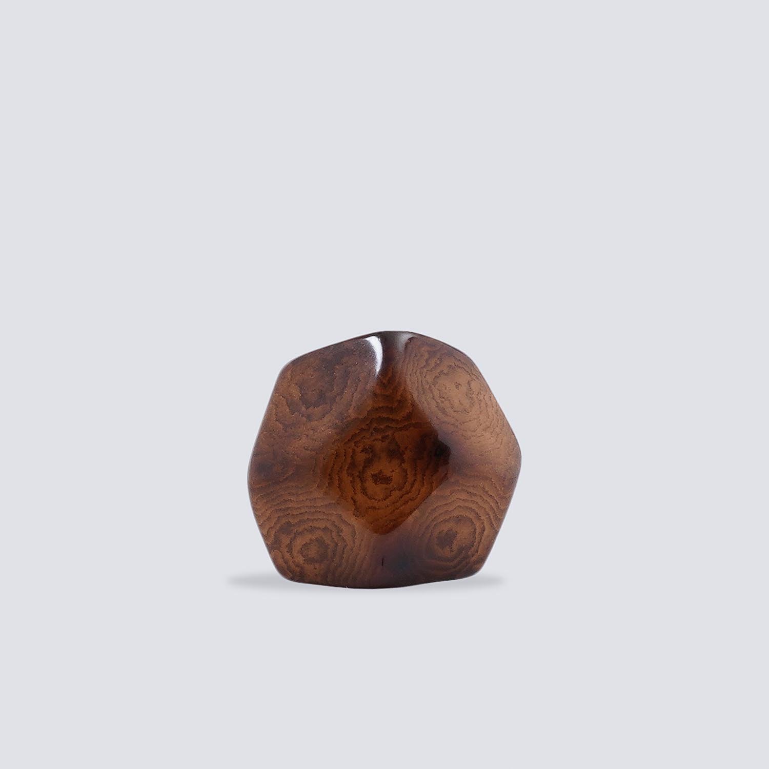 ANL_101-6 Anelli Tagua Prisma marrone