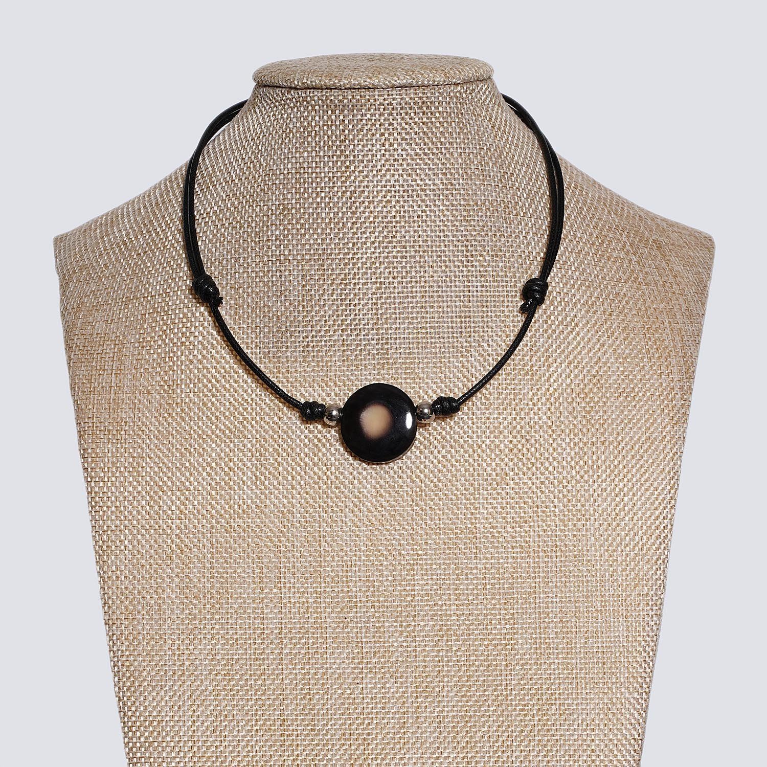 Girocollo 4 elementi ovale acqua