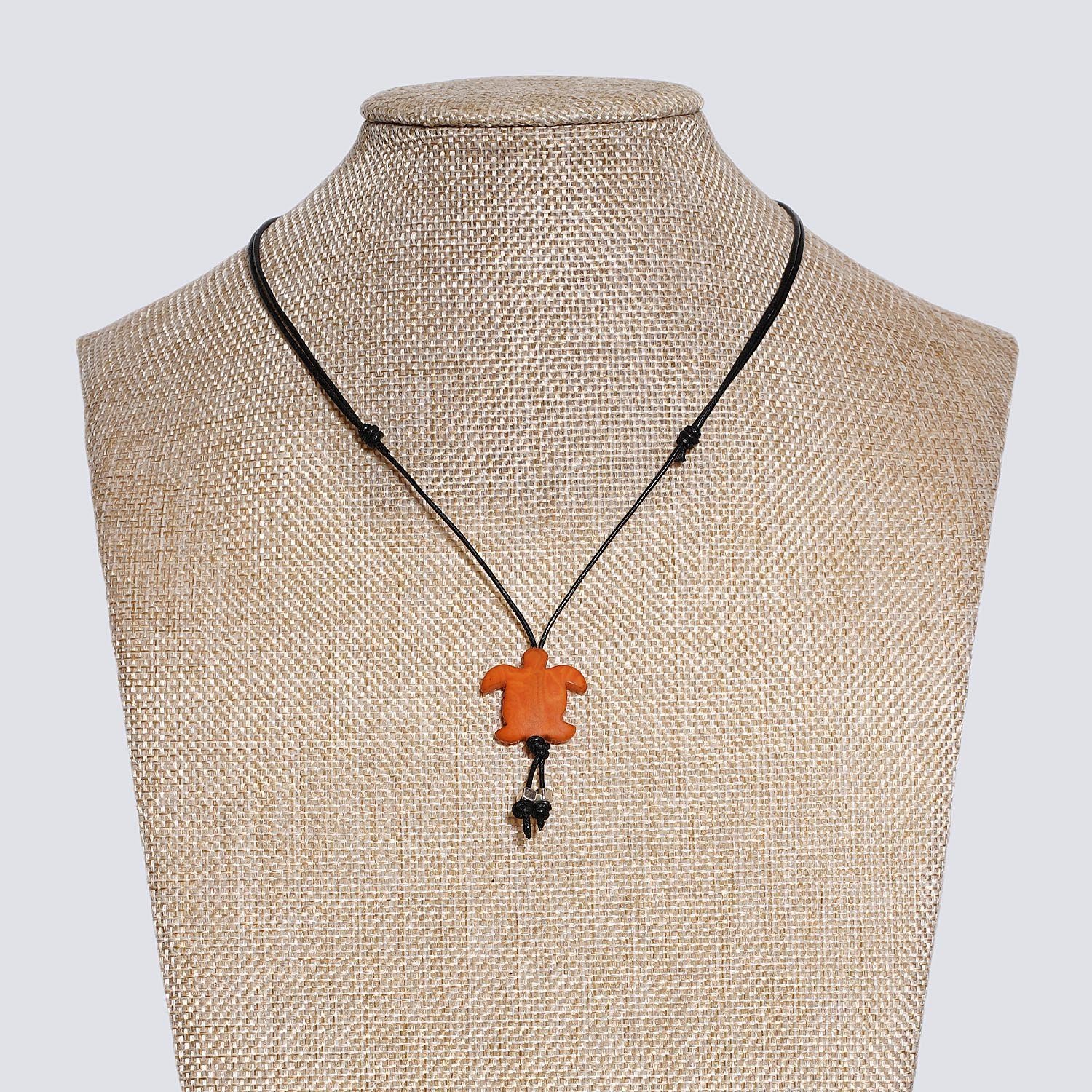 Girocollo animaletti Tagua colorata tartaruga arancione