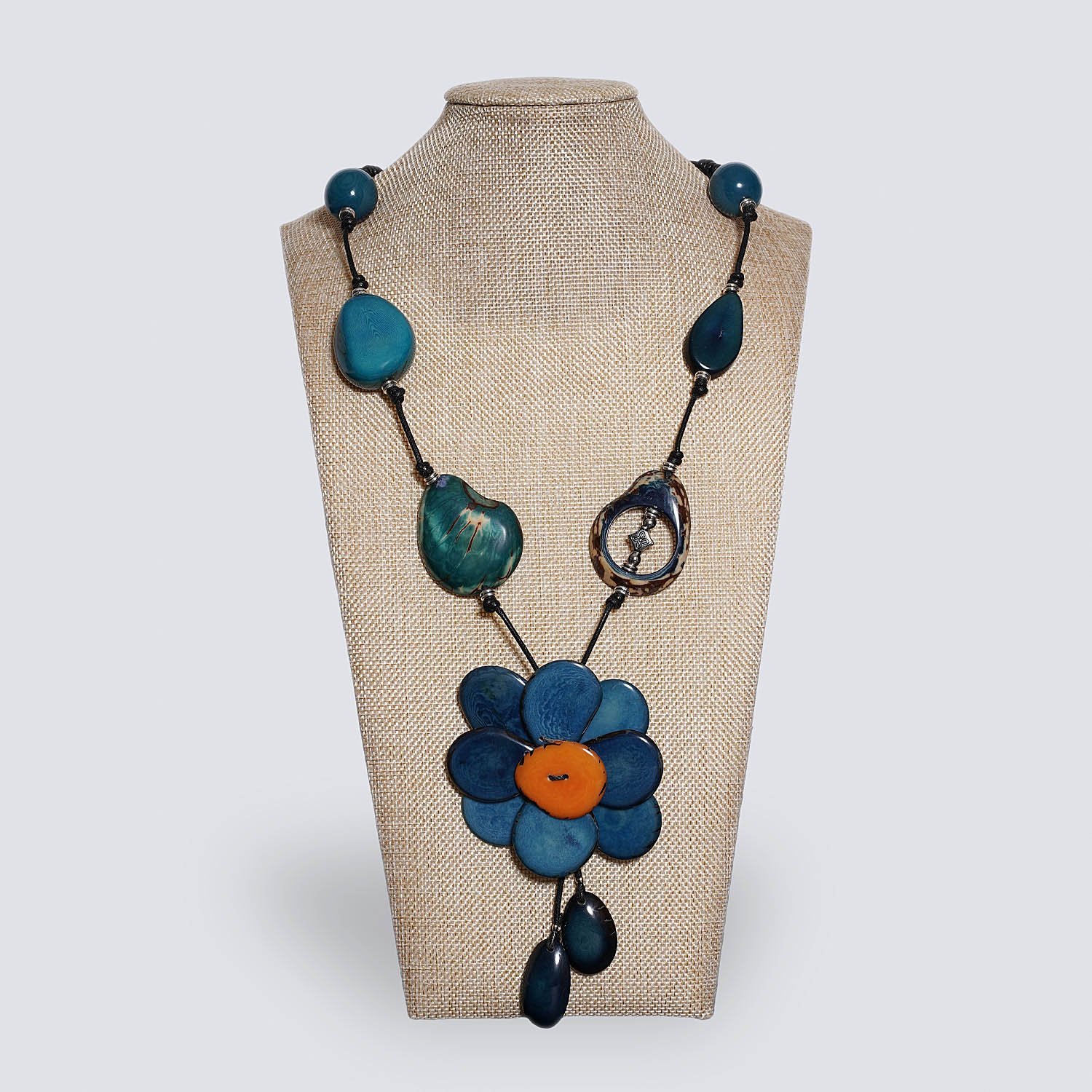 Collana Fiore blu