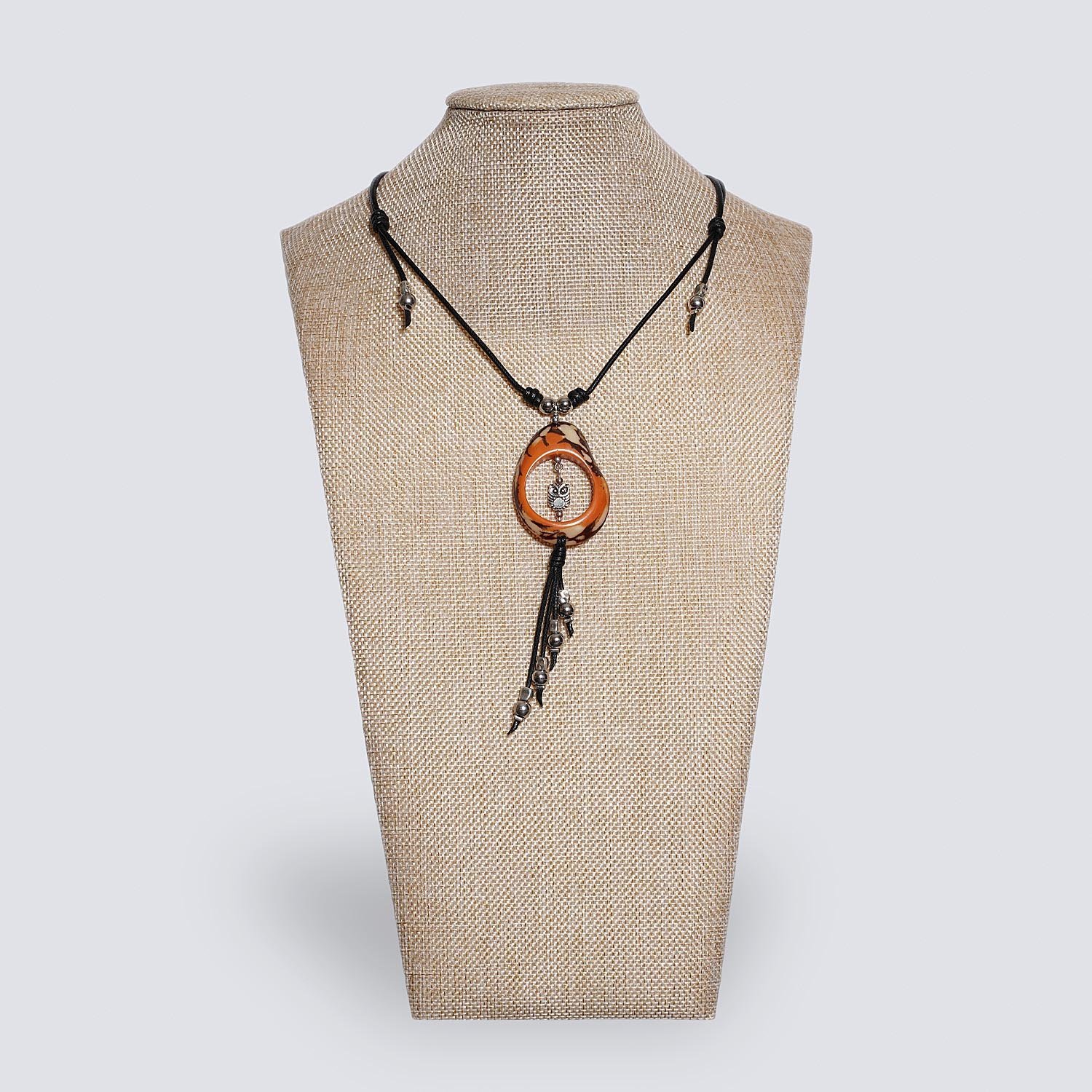 Collana Gufo arancione