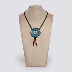 Collana Margherita azzurro