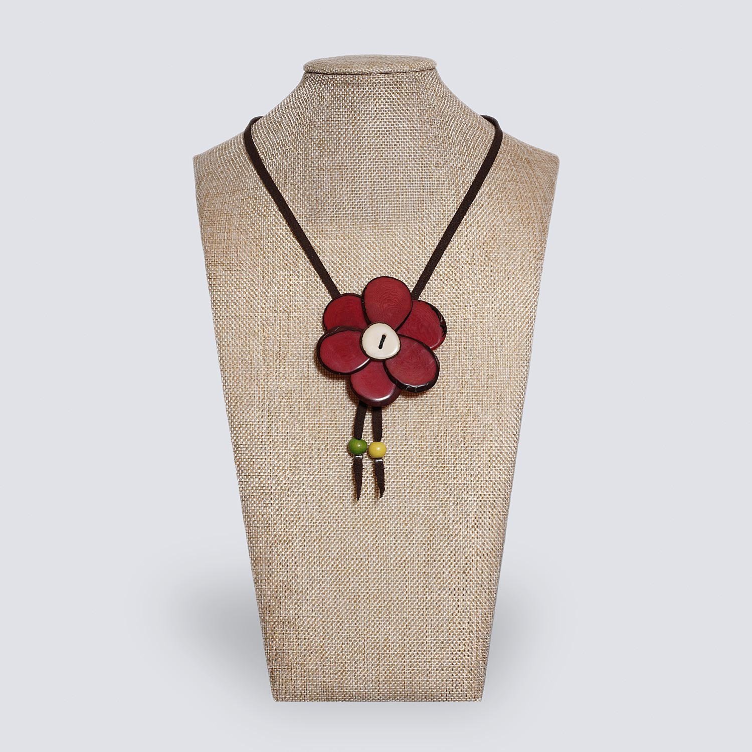 Collana Margherita rosso