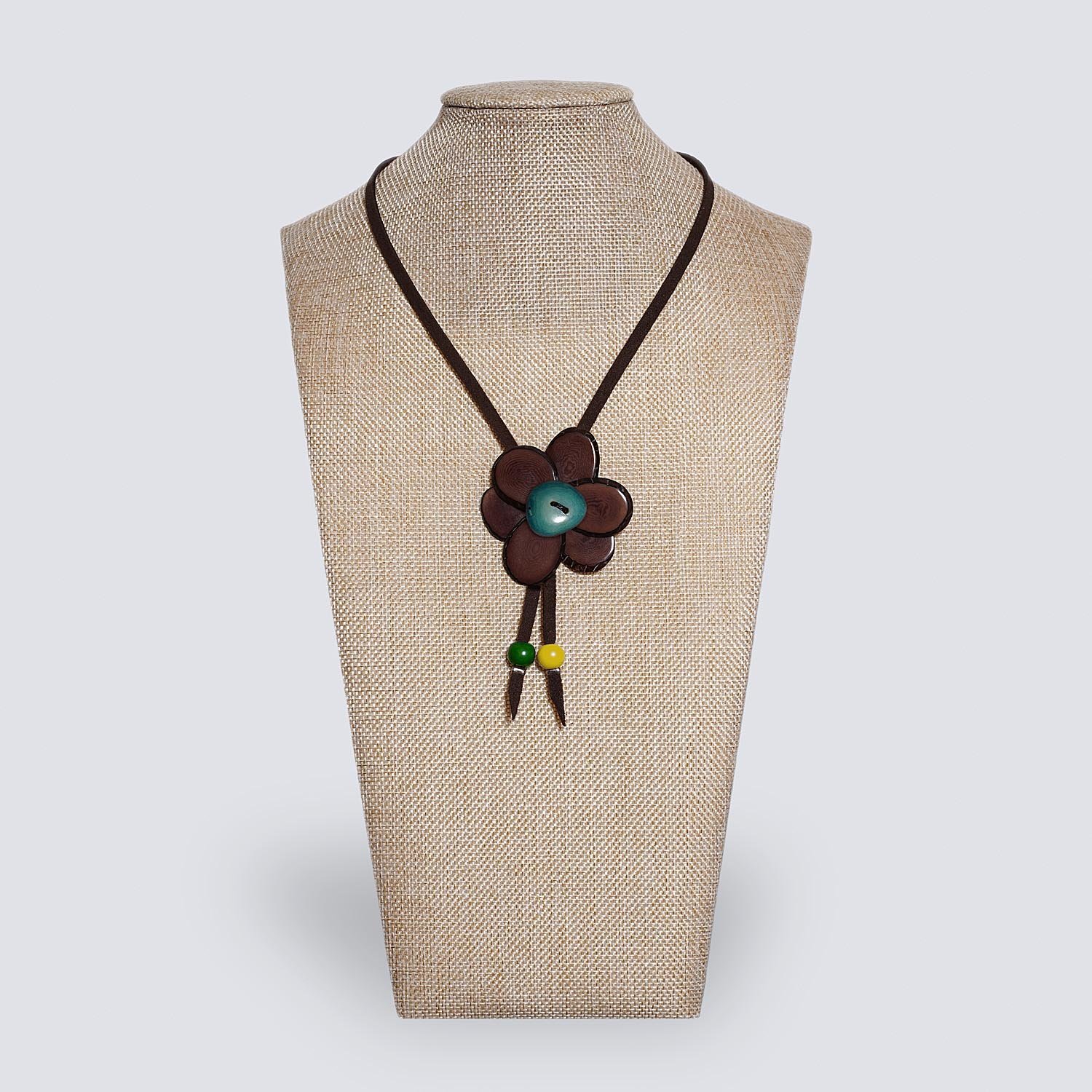 Collana Margherita marrone