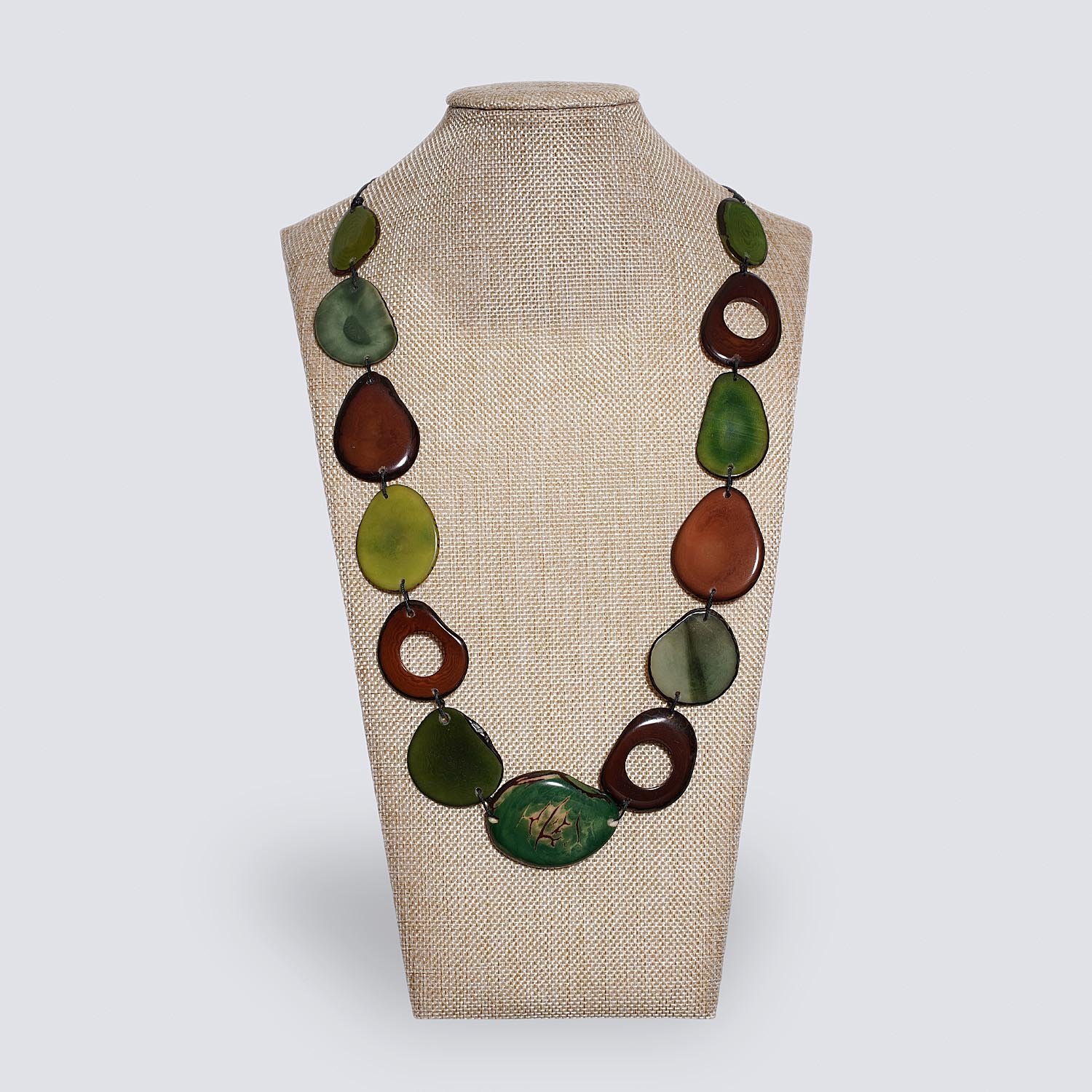 Collana Fogliage verde