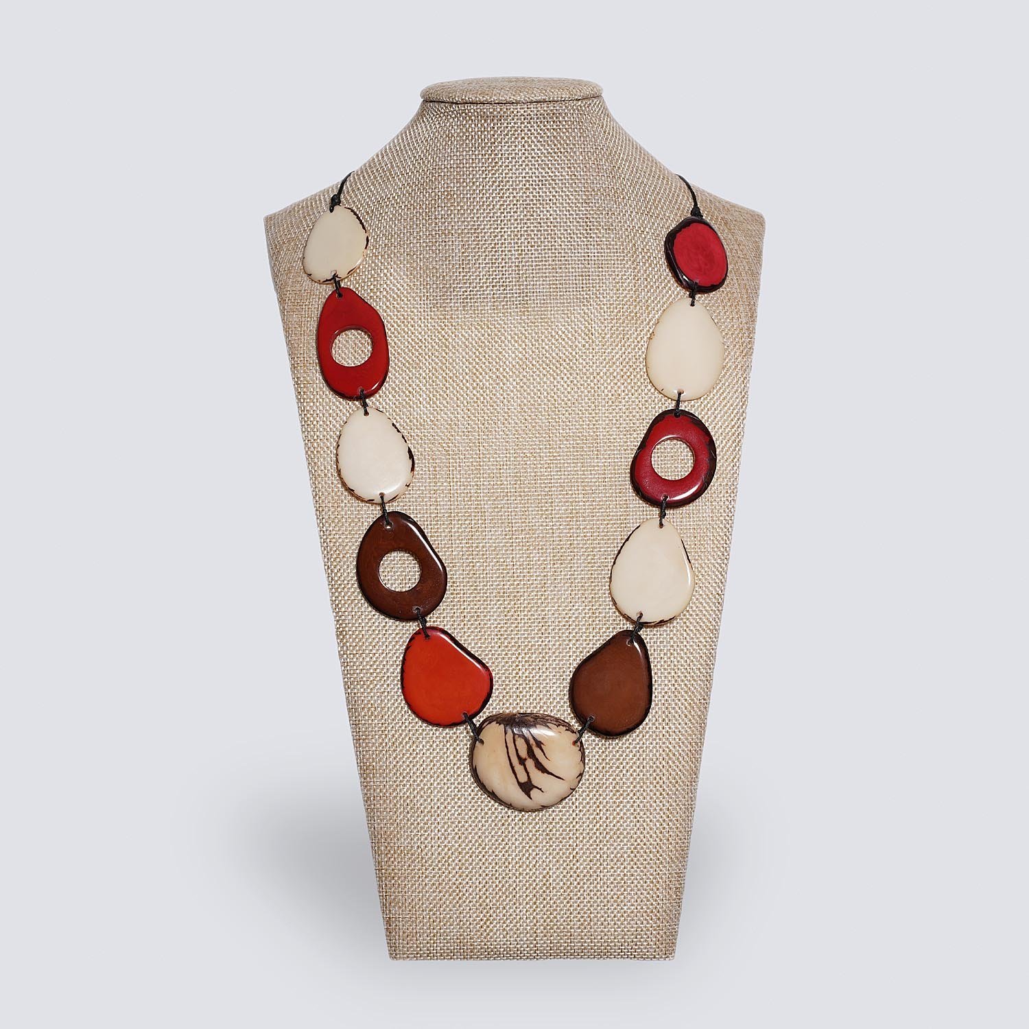 Collana Fogliage rosso