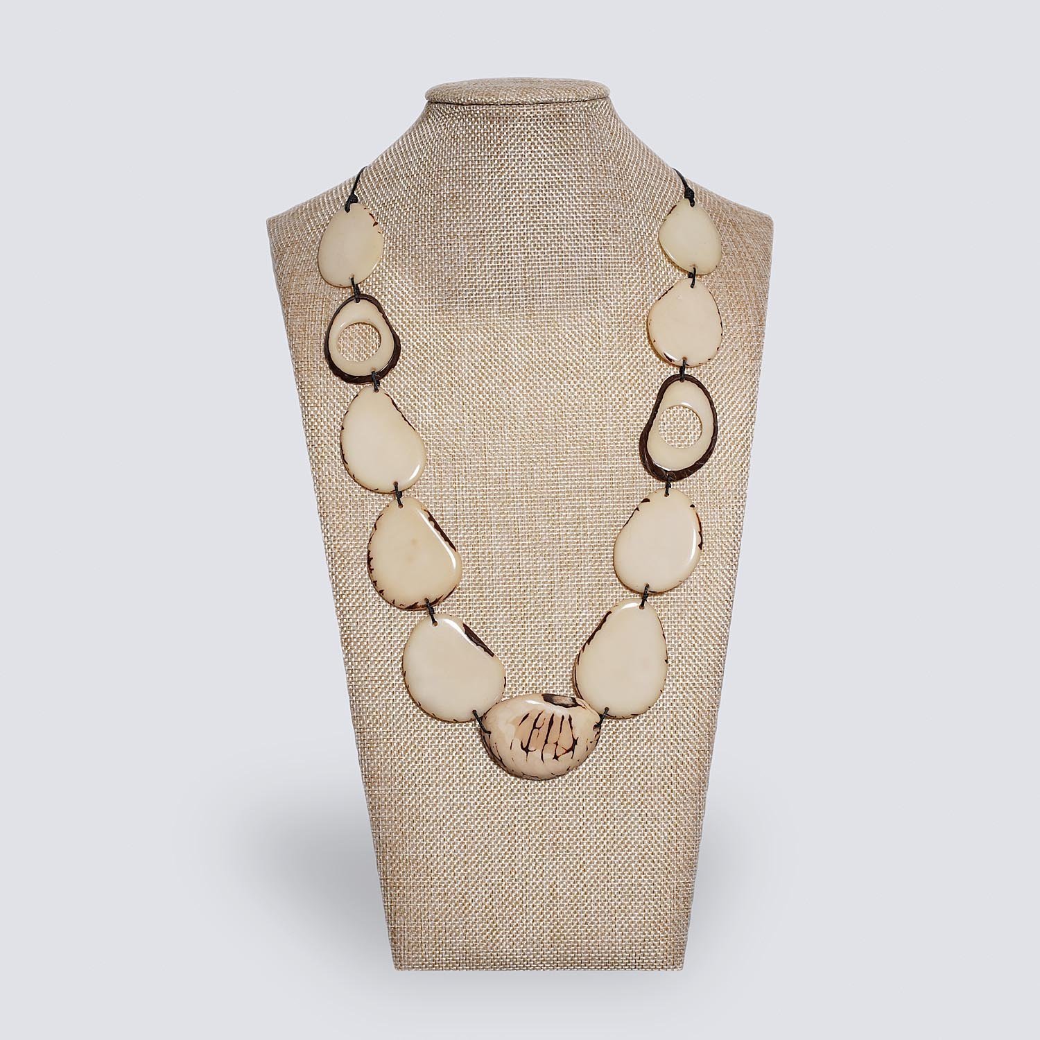 Collana Fogliage avorio